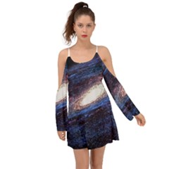 Space Cosmos Galaxy Stars Black Hole Universe Boho Dress by Pakemis