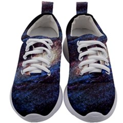 Space Cosmos Galaxy Stars Black Hole Universe Kids Athletic Shoes by Pakemis