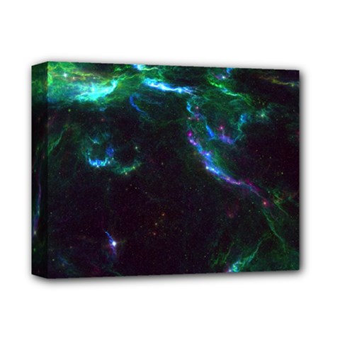 Space Cosmos Galaxy Stars Black Hole Universe Art Deluxe Canvas 14  X 11  (stretched) by Pakemis