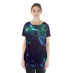 Space Cosmos Galaxy Stars Black Hole Universe Art Skirt Hem Sports Top by Pakemis