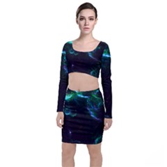 Space Cosmos Galaxy Stars Black Hole Universe Art Top And Skirt Sets by Pakemis