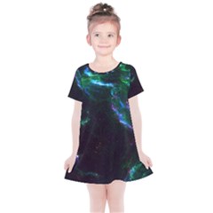 Space Cosmos Galaxy Stars Black Hole Universe Art Kids  Simple Cotton Dress by Pakemis