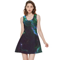 Space Cosmos Galaxy Stars Black Hole Universe Art Inside Out Reversible Sleeveless Dress by Pakemis