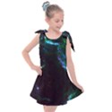 Space Cosmos Galaxy Stars Black Hole Universe Art Kids  Tie Up Tunic Dress View1