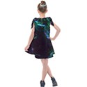 Space Cosmos Galaxy Stars Black Hole Universe Art Kids  Tie Up Tunic Dress View2