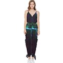 Space Cosmos Galaxy Stars Black Hole Universe Art Sleeveless Tie Ankle Chiffon Jumpsuit View1