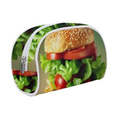 Hamburger Cheeseburger Burger 3d Render Snack Make Up Case (small) by Pakemis