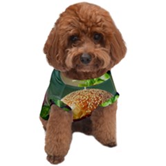 Hamburger Cheeseburger Burger 3d Render Snack Dog T-shirt by Pakemis