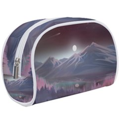 Mountains Nature Forest Moon Landscape Moonlight Make Up Case (large) by Pakemis