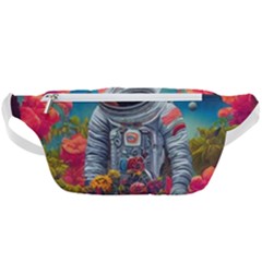 Astronaut Universe Planting Flowers Cosmos Galaxy Waist Bag  by Pakemis