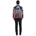 Astronaut Universe Planting Flowers Cosmos Galaxy Men s Bomber Jacket View4