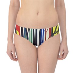 Abstract Trees Colorful Artwork Woods Hipster Bikini Bottoms by Pakemis