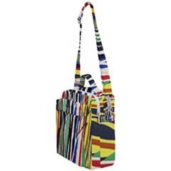 Abstract Trees Colorful Artwork Woods Crossbody Day Bag by Pakemis