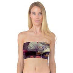 Astronaut Universe Planting Flowers Cosmos Art Bandeau Top by Pakemis