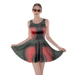 Guitar Ropes Music Instrument Sound Melody Skater Dress by Pakemis