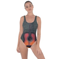 Guitar Ropes Music Instrument Sound Melody Bring Sexy Back Swimsuit by Pakemis