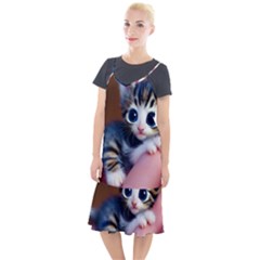 Cute Kitten Kitten Animal Wildlife 3d Camis Fishtail Dress by Pakemis