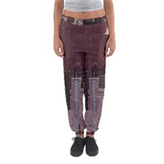 Skyline Skyscrapers Futuristic Sci-fi Panorama Women s Jogger Sweatpants by Pakemis