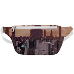 Skyline Skyscrapers Futuristic Sci-fi Panorama Waist Bag  by Pakemis