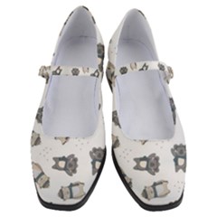 Cute Seamless Pattern With Koala Panda Bear Women s Mary Jane Shoes by Pakemis