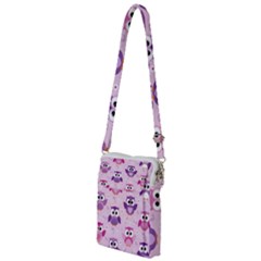 Seamless Cute Colourfull Owl Kids Pattern Multi Function Travel Bag by Pakemis