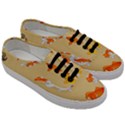 Gold Fish Seamless Pattern Background Men s Classic Low Top Sneakers View3