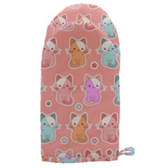 Cute Kawaii Kittens Seamless Pattern Microwave Oven Glove