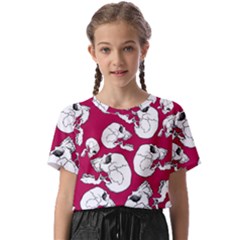 Terrible Frightening Seamless Pattern With Skull Kids  Basic Tee by Pakemis