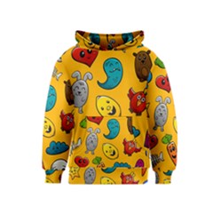 Graffiti Characters Seamless Ornament Kids  Pullover Hoodie by Pakemis