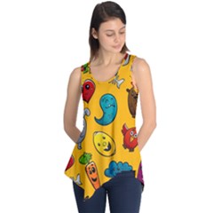 Graffiti Characters Seamless Ornament Sleeveless Tunic by Pakemis