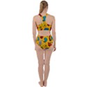 Graffiti Characters Seamless Ornament Racer Back Bikini Set View2