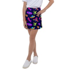 Space Pattern Kids  Tennis Skirt by Pakemis