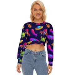 Space Pattern Lightweight Long Sleeve Sweatshirt by Pakemis