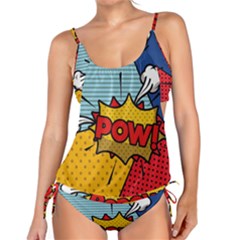 Pow Word Pop Art Style Expression Vector Tankini Set by Pakemis