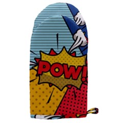 Pow Word Pop Art Style Expression Vector Microwave Oven Glove by Pakemis