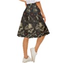 Grunge Seamless Pattern With Skulls Classic Short Skirt View3