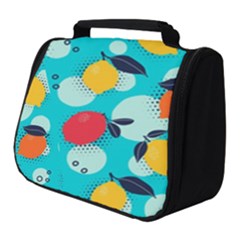 Pop Art Style Citrus Seamless Pattern Full Print Travel Pouch (small) by Pakemis