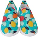 Pop Art Style Citrus Seamless Pattern Kids  Slip On Sneakers View1