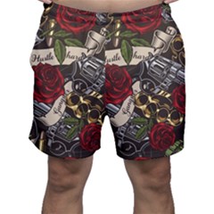 Seamless Vector Pattern Men s Shorts