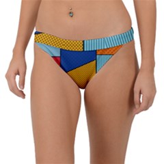 Dotted Colors Background Pop Art Style Vector Band Bikini Bottom by Pakemis