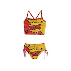 Explosion Boom Pop Art Style Girls  Tankini Swimsuit by Pakemis