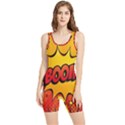 Explosion Boom Pop Art Style Women s Wrestling Singlet View1