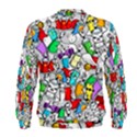 Graffit Characters Seamless Pattern Art Men s Sweatshirt View2