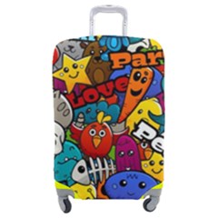 Graffiti Characters Seamless Pattern Luggage Cover (medium) by Pakemis