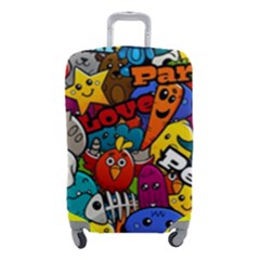 Graffiti Characters Seamless Pattern Luggage Cover (small) by Pakemis