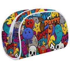 Graffiti Characters Seamless Pattern Make Up Case (medium) by Pakemis