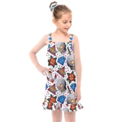 Full Color Flash Tattoo Patterns Kids  Overall Dress by Pakemis