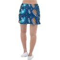 Seamless Pattern Vector Submarine With Sea Animals Cartoon Classic Tennis Skirt View2