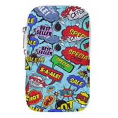 Comic Bubbles Seamless Pattern Waist Pouch (small) by Pakemis