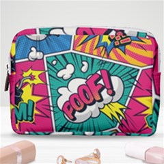 Comic Colorful Seamless Pattern Make Up Pouch (medium)